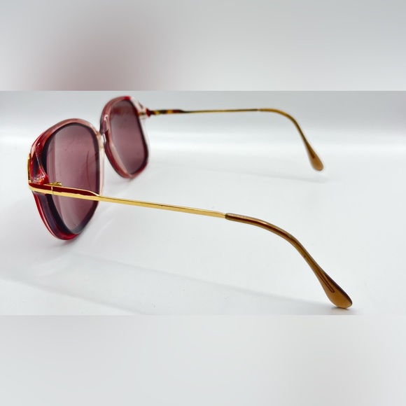 Vintage Clearvision Pink Translucent Oval Butterfly Sunglasses Frames Only - Picture 5 of 8